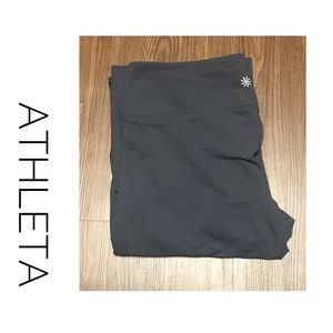 Athleta Flared Work-Out Pants Gray